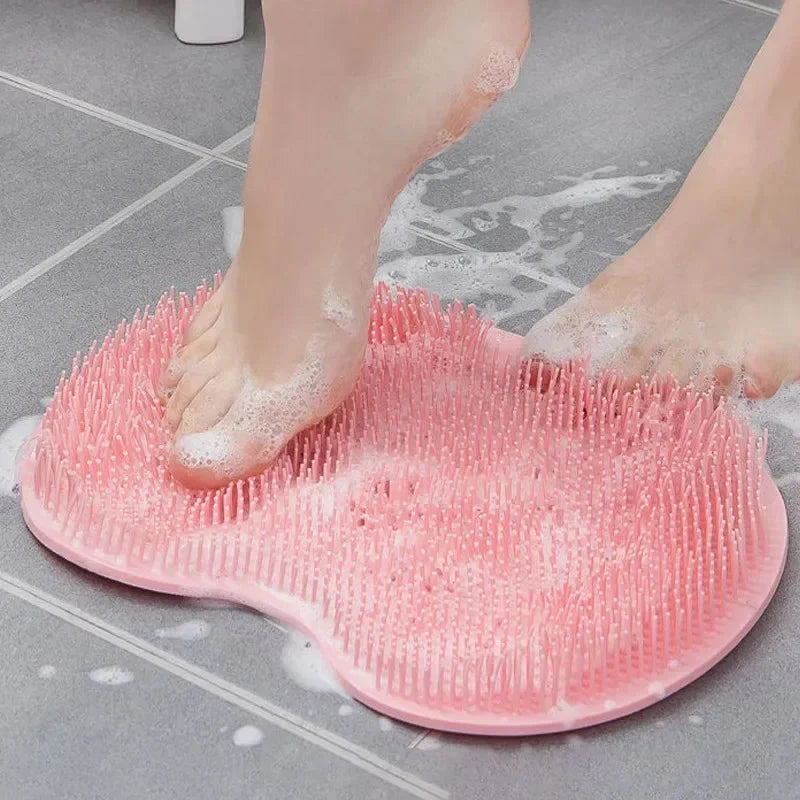 Silicone Foot Scrubber Mat (Pack of 2)